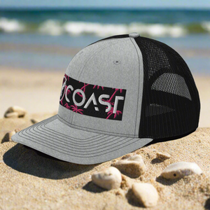 Find Your Coast® Palms Mid-Profile Mesh Back Trucker Hats