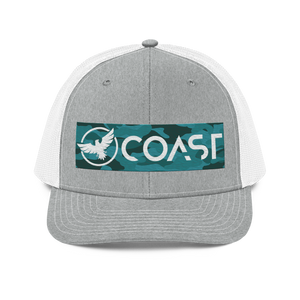 Find Your Coast® Aqua Camo Trucker Hats
