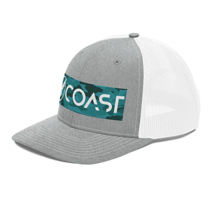 Find Your Coast® Aqua Camo Trucker Hats