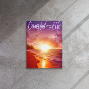 Coastal Life® Sunset on Thin canvas
