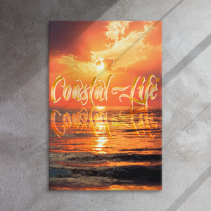 Coastal Life® Sunset on Thin Canvas