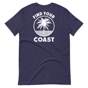 Find Your Coast® Palms Coastal Comfort Back Print Tees