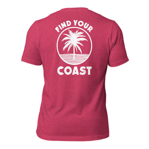 Find Your Coast® Palms Coastal Comfort Back Print Tees
