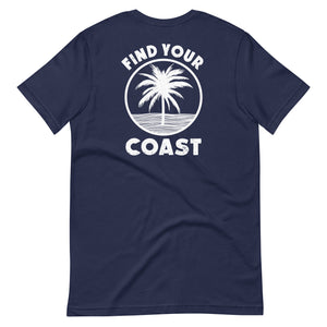 Find Your Coast® Palms Coastal Comfort Back Print Tees