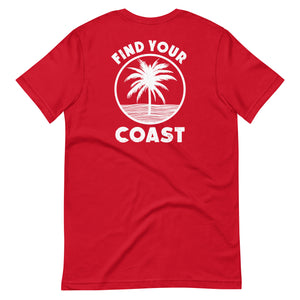Find Your Coast® Palms Coastal Comfort Back Print Tees
