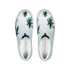 Men's Light Green Weekender Canvas Casual Slip-On Shoe FIND YOUR COAST CO