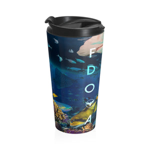 Ocean Life Stainless Steel Travel Mug FIND YOUR COAST CO