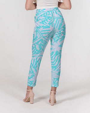 Women's Palm Caye Belted Tapered Pants FIND YOUR COAST CO