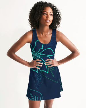 Women's Aloha Fun and Flirty Casual Racerback Dress FIND YOUR COAST CO