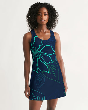 Women's Aloha Fun and Flirty Casual Racerback Dress FIND YOUR COAST CO