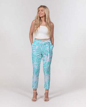 Women's Palm Caye Belted Tapered Pants FIND YOUR COAST CO
