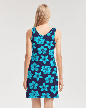 Find Your Coast® Rib Knit V Neck Mini Dress