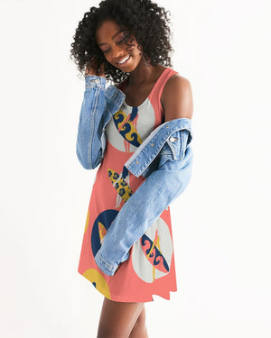 Women's Surfer Girl Casual and Fun Racerback Dress FIND YOUR COAST CO