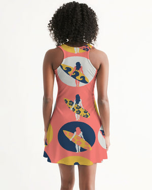 Women's Surfer Girl Casual and Fun Racerback Dress FIND YOUR COAST CO