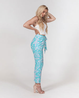 Women's Palm Caye Belted Tapered Pants FIND YOUR COAST CO