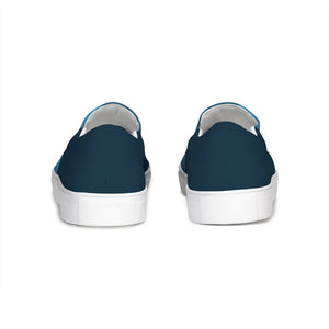 Men's Blue Venturer Casual Canvas Slip-On Shoe FIND YOUR COAST CO
