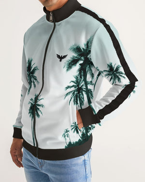 Men's Palm Made Track Jacket w/Striped-Sleeve FIND YOUR COAST CO