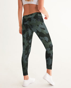 Women's Active Comfort Black Camo Sport Yoga Pant FIND YOUR COAST CO