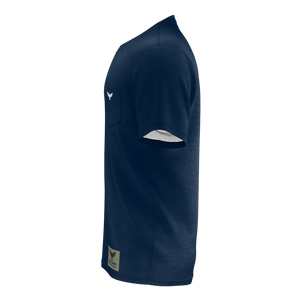 Men's FYC Vintage Venturer Premium Comfort Embroidered Navy Pocket Tees FIND YOUR COAST CO