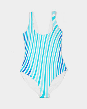 Women's Wave Places Padded UPF 50 One-Piece Swimsuit FIND YOUR COAST CO