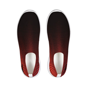 Men's Lightweight Athletic Red Hyper Drive Flyknit Slip-On Shoes FIND YOUR COAST CO