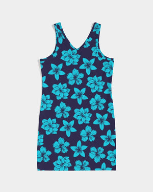 Find Your Coast® Rib Knit V Neck Mini Dress