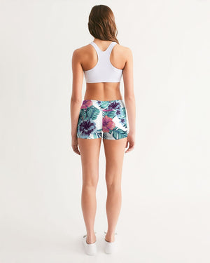 Women's Active Comfort Tropics Mid-Rise Yoga Shorts FIND YOUR COAST  CO