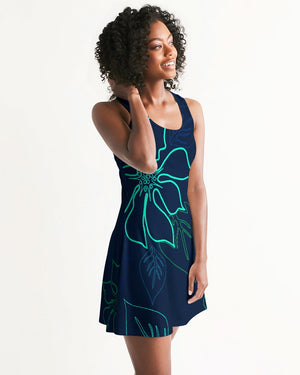 Women's Aloha Fun and Flirty Casual Racerback Dress FIND YOUR COAST CO