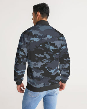Men's Coast Camo Track Jacket w/Striped-Sleeve FIND YOUR COAST CO