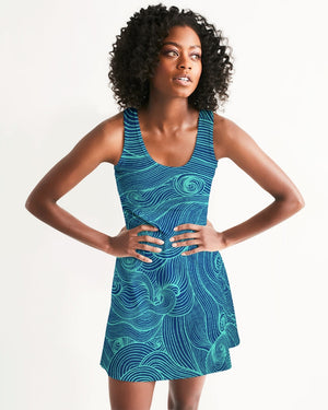 Women's Tidal Times Fun and Flirty Racerback Dress FIND YOUR COAST CO