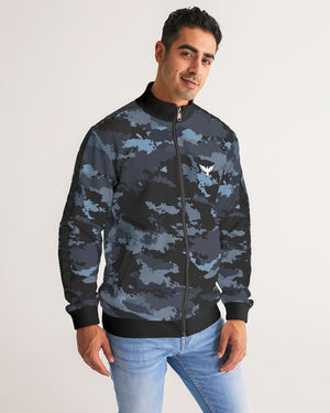 Men's Coast Camo Track Jacket w/Striped-Sleeve FIND YOUR COAST CO