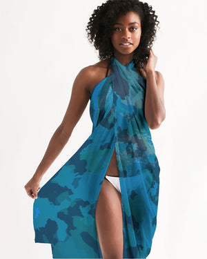 Women's Find Your Coast Lightweight & Elegant Ocean Camo Swim Cover Up FIND YOUR COAST CO