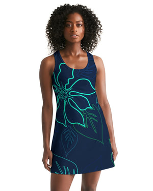 Women's Aloha Fun and Flirty Casual Racerback Dress FIND YOUR COAST CO