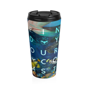 Ocean Life Stainless Steel Travel Mug FIND YOUR COAST CO