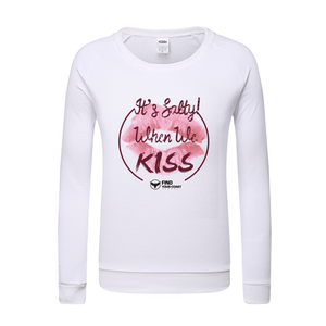 Women's Cotton Club It's Salty When We Kiss Long Sleeve Sweatshirt FIND YOUR COAST CO