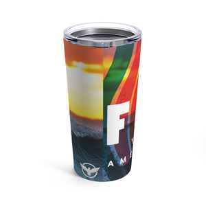 Americana Surf Stainless Steel 20oz Tumbler FIND YOUR COAST CO