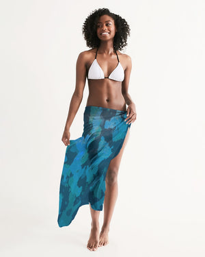 Women's Find Your Coast Lightweight & Elegant Ocean Camo Swim Cover Up FIND YOUR COAST CO