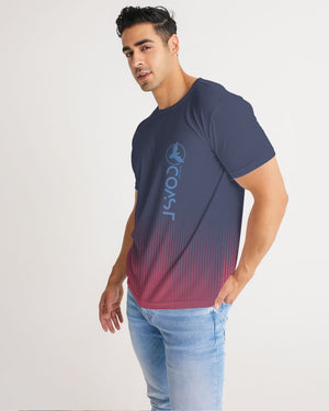 Men's FYC Premium Grey Hyper Drive Short Sleeve Crewneck Tee FIND YOUR COAST CO