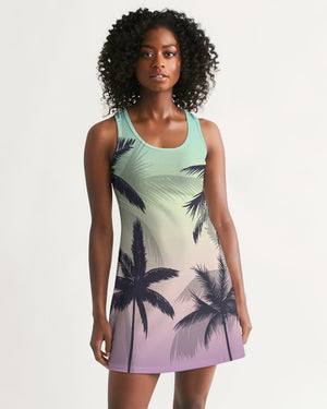 Women's Faded Summer Casual Racerback Dress FIND YOUR COAST CO