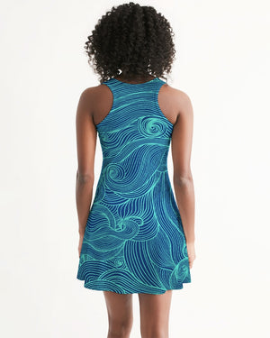 Women's Tidal Times Fun and Flirty Racerback Dress FIND YOUR COAST CO