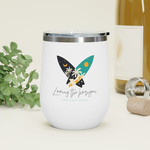 Loving the Horizon FYC 12oz Insulated Wine Tumbler FIND YOUR COAST CO