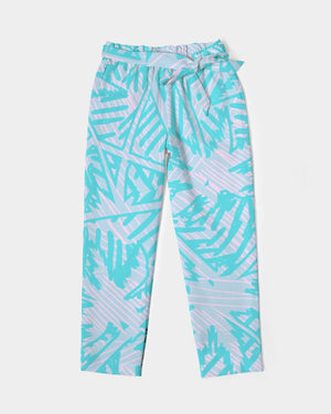 Women's Palm Caye Belted Tapered Pants FIND YOUR COAST CO