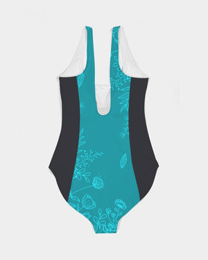 Women's FYC Aqua Season Padded UPF 50 One-Piece Swimsuit FIND YOUR COAST CO
