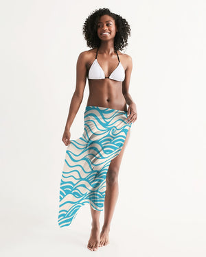 Women's Find Your Coast Lightweight & Elegant Wave Places Swim Cover Up FIND YOUR COAST CO