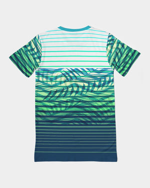 Everyday Tropical Stripes Pocket Tee