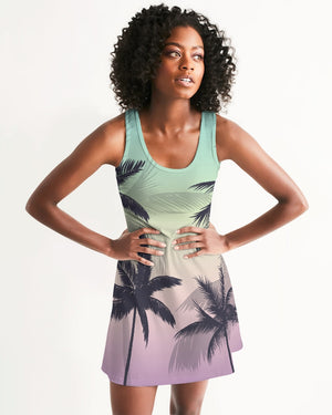 Women's Faded Summer Casual Racerback Dress FIND YOUR COAST CO