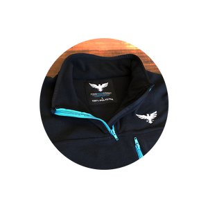 Men's FYC First Light Black Lightweight Polar Fleece Vest FIND YOUR COAST CO