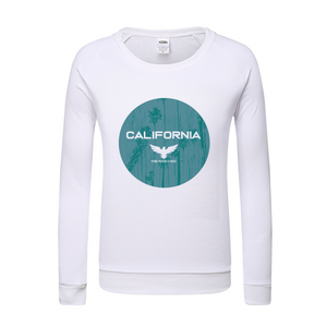 Women's Cotton Club California Long Sleeve Sweatshirt FIND YOUR COAST CO