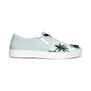 Men's Light Green Weekender Canvas Casual Slip-On Shoe FIND YOUR COAST CO