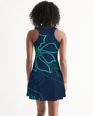 Women's Aloha Fun and Flirty Casual Racerback Dress FIND YOUR COAST CO